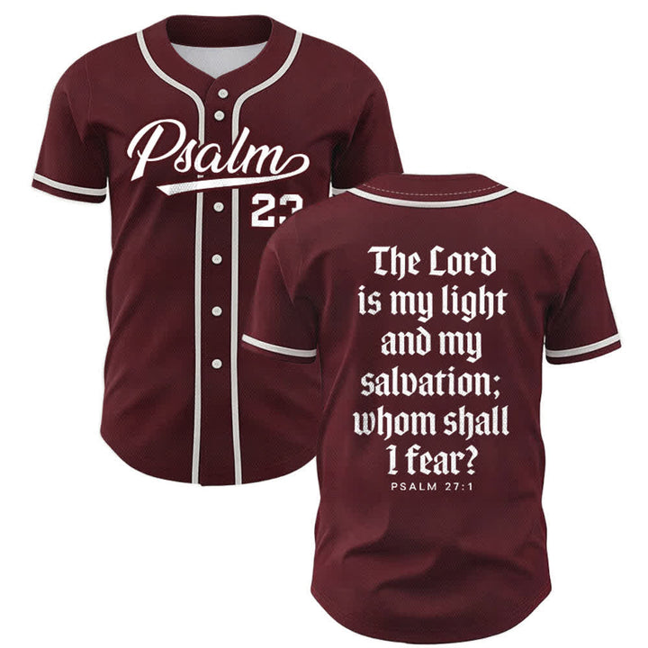 Christianartworkshop Psalm 23 Navy Scripture Team Baseball Jersey - Wine - 5XL - image 21