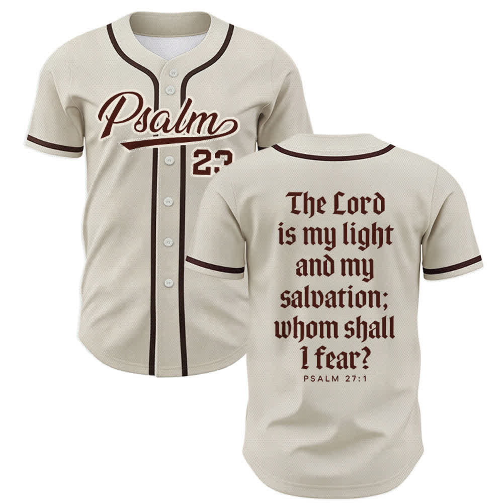 Christianartworkshop Psalm 23 Navy Scripture Team Baseball Jersey - Beige - 5XL - image 35