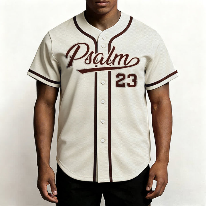 Christianartworkshop Psalm 23 Navy Scripture Team Baseball Jersey - image 41