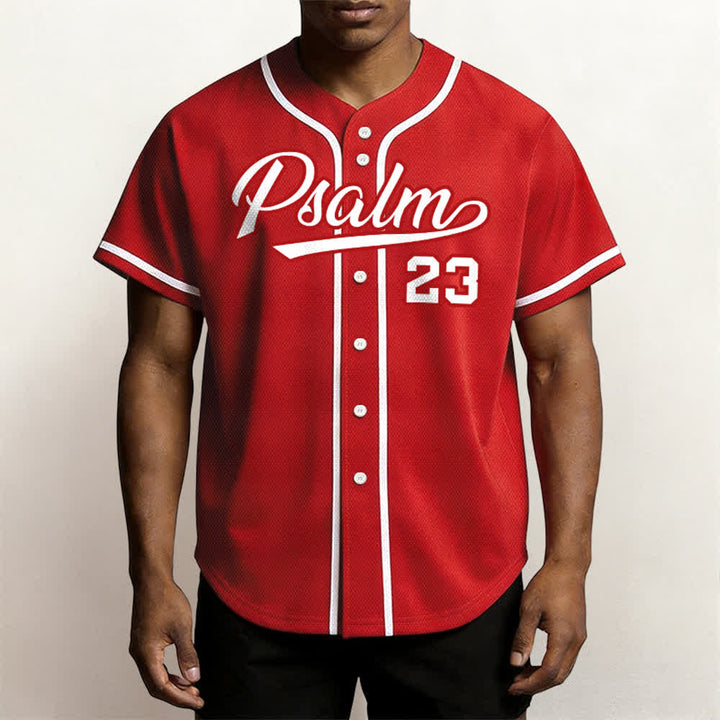 Christianartworkshop Psalm 23 Navy Scripture Team Baseball Jersey - image 53