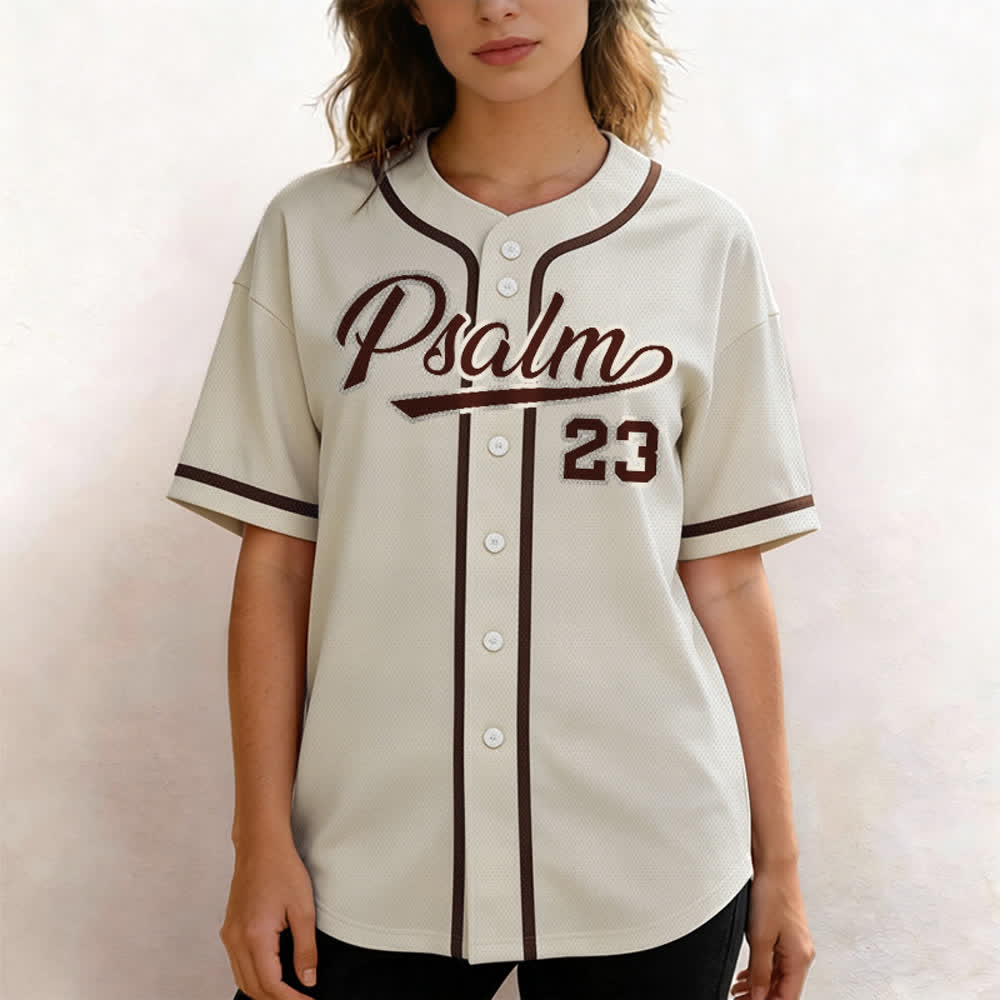 Christianartworkshop Psalm 23 Navy Scripture Team Baseball Jersey - image 39