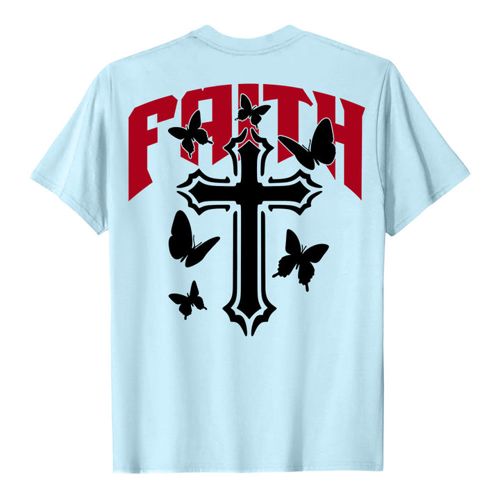 Christianartworkshop "FAITH" Short Sleeve T-shirt - image 22