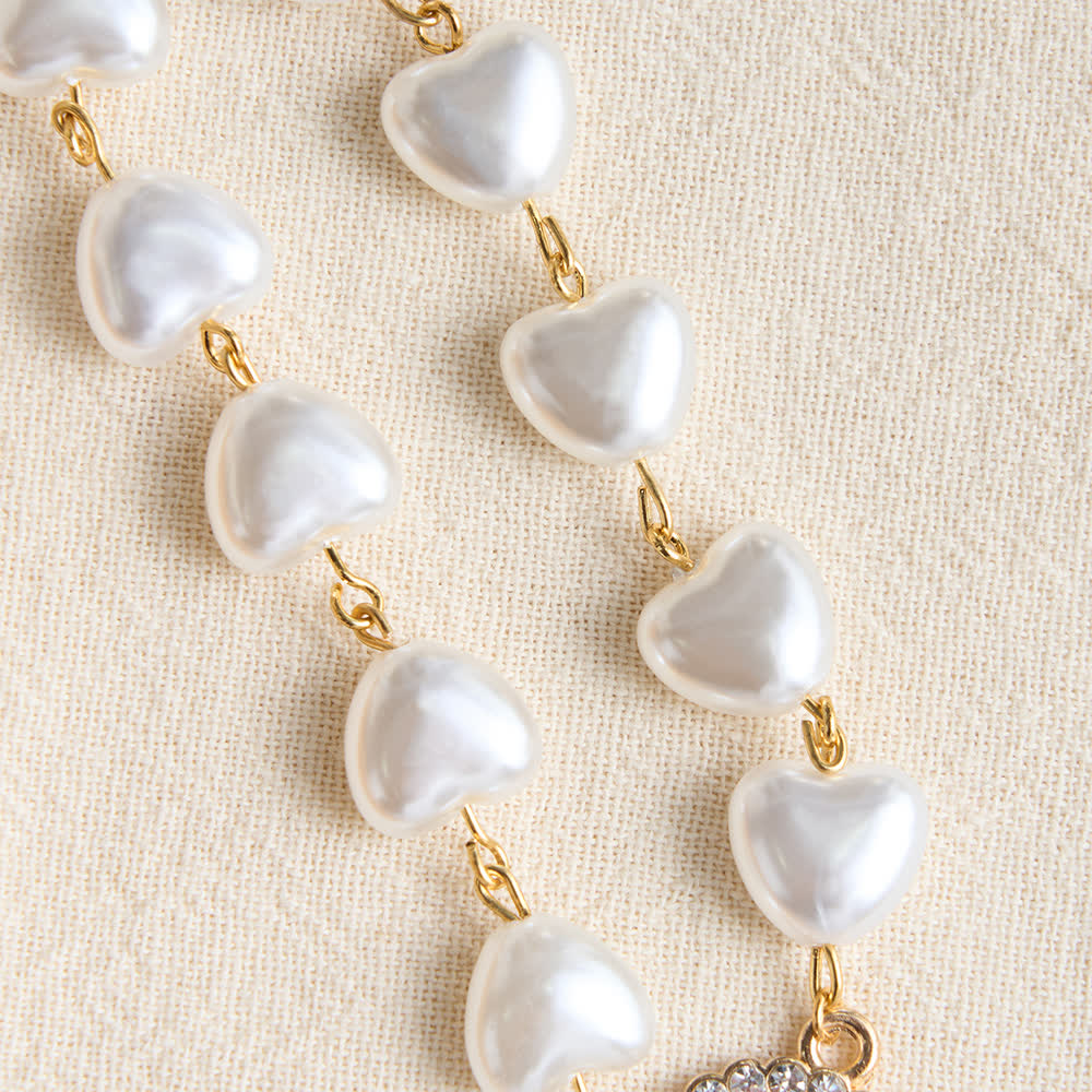 Christianartworkshop Heart‑Pearl Pocket Car Rosary With Our Lady Of Aparecida: Emblem Of Gentle Heavenly Shelter - image 5