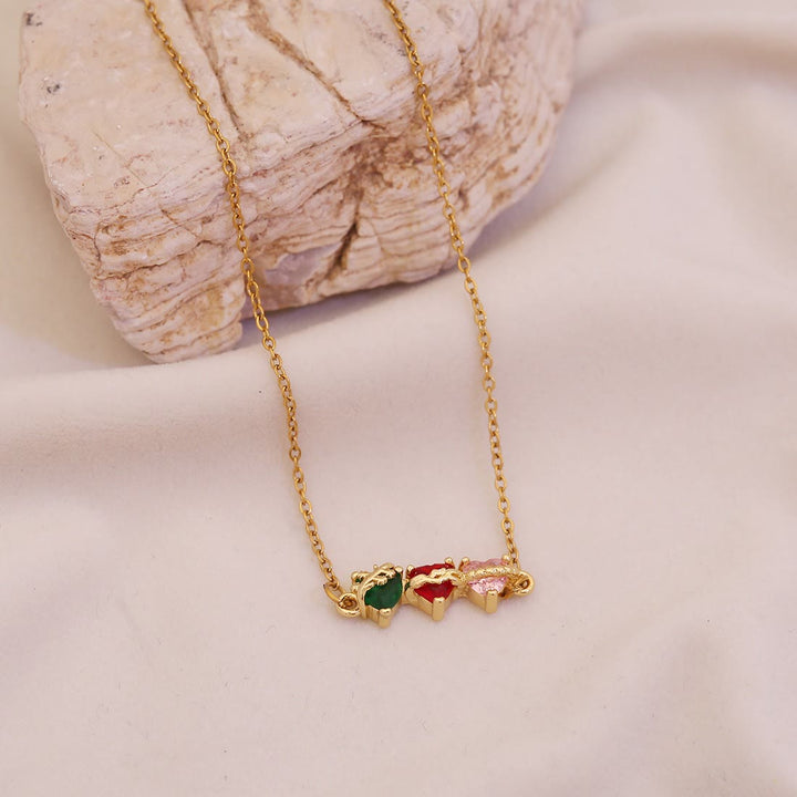 FREE Today: Trio Connected Heart Gem Jewelry Set: Token of Unbroken Celestial Bond - image 4