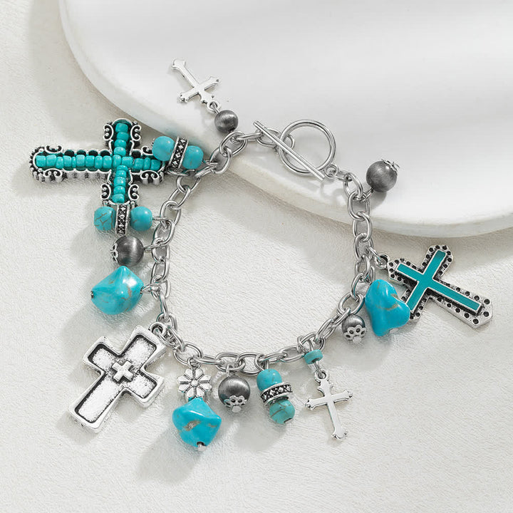 FREE Today: Timeless Bohemian Cross Bead Bracelet & Car Charm: Token of Enduring Heavenly Peace - image 9