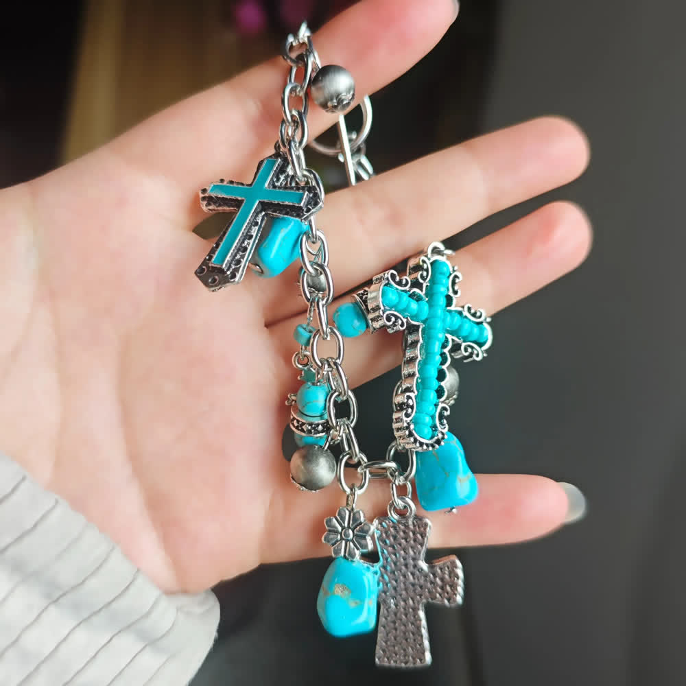 FREE Today: Timeless Bohemian Cross Bead Bracelet & Car Charm: Token of Enduring Heavenly Peace - image 8