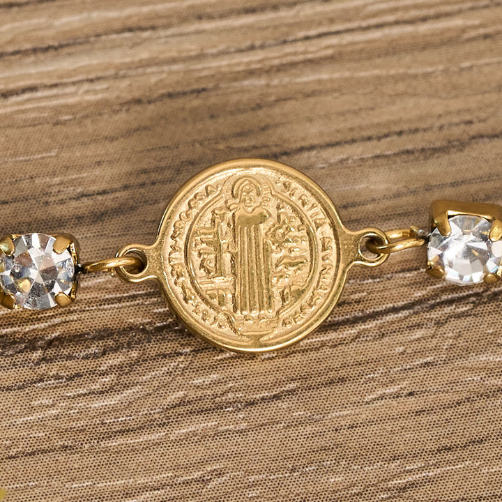 FREE Today: Polished St. Benedict Crystal Bracelet: Token of Abiding Celestial Guidance - image 3