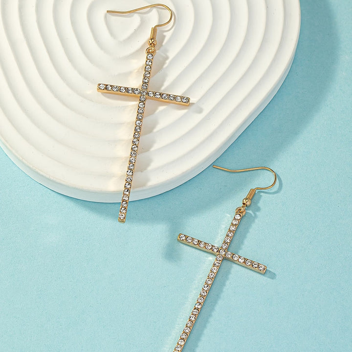 FREE Today: Slim Long Cross Dangle Earrings: Symbol of Quiet Sacred Serenity - image 17
