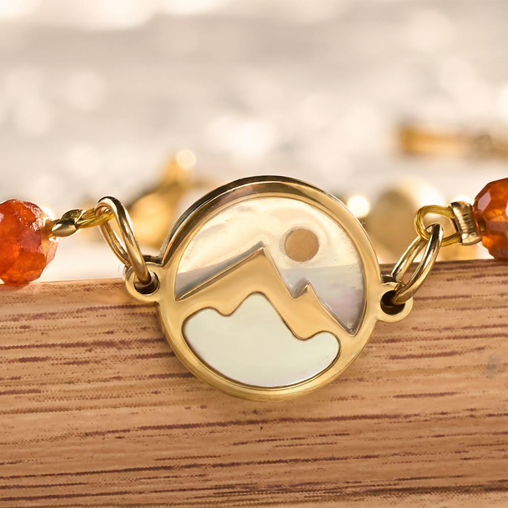 Christianartworkshop Wilderness Inspire Mountain Charm Bracelet: Symbol of Quiet Sacred Serenity - image 2