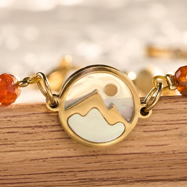 Christianartworkshop Wilderness Inspire Mountain Charm Bracelet: Symbol of Quiet Sacred Serenity - image 2