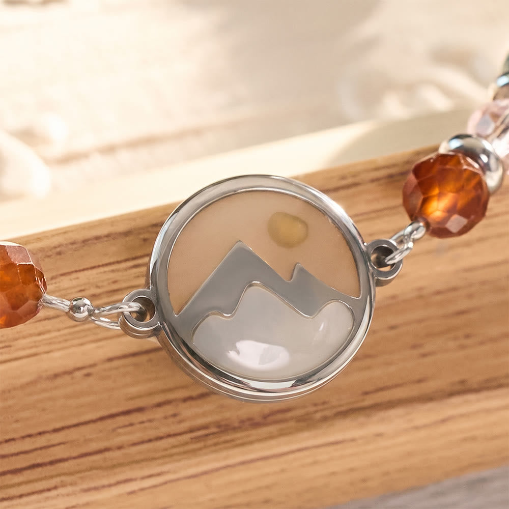 Christianartworkshop Wilderness Inspire Mountain Charm Bracelet: Symbol of Quiet Sacred Serenity - image 5
