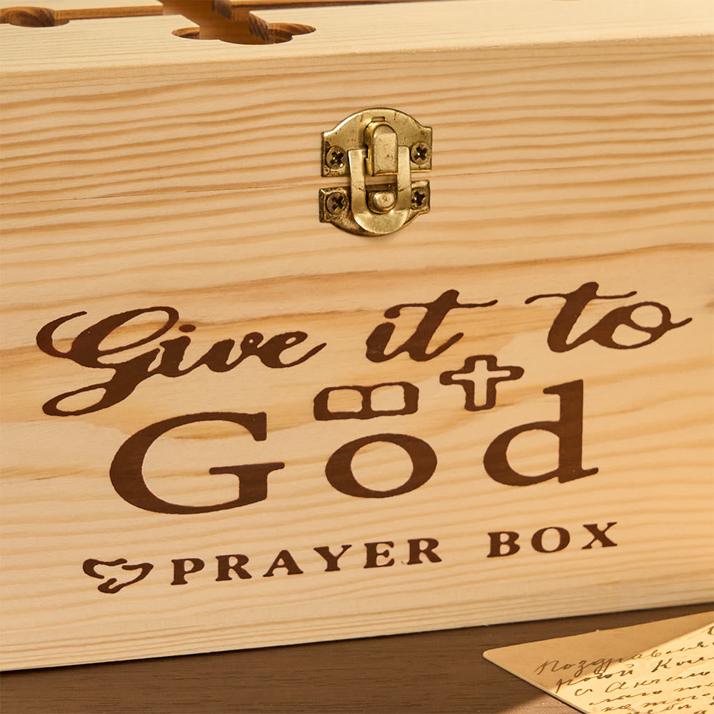 Christianartworkshop Rustic Cross Cutout Prayer Box (Only Box): Symbol of Peaceful Celestial Shelter - image 8