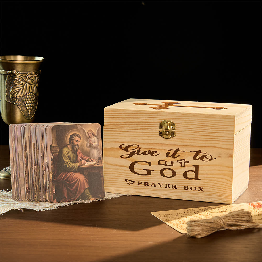 Christianartworkshop Rustic Cross Cutout Prayer Box (Only Box): Symbol of Peaceful Celestial Shelter - image 1