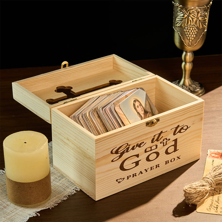 Christianartworkshop Rustic Cross Cutout Prayer Box (Only Box): Symbol of Peaceful Celestial Shelter - image 6
