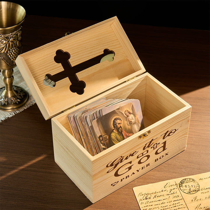 Christianartworkshop Rustic Cross Cutout Prayer Box (Only Box): Symbol of Peaceful Celestial Shelter - image 7