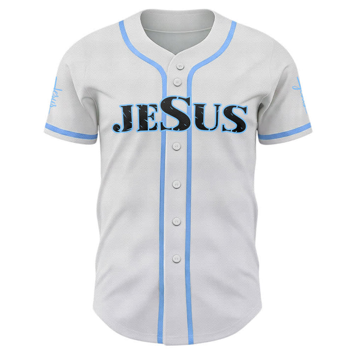 Christianartworkshop Dual‑Side Jesus The Way The Truth Cross Print Baseball Jersey - image 36
