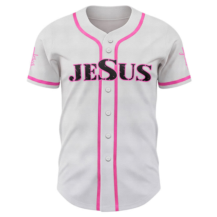 Christianartworkshop Dual‑Side Jesus The Way The Truth Cross Print Baseball Jersey - image 43