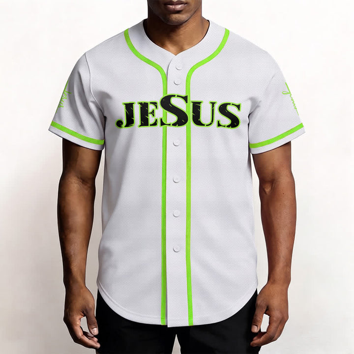 Christianartworkshop Dual‑Side Jesus The Way The Truth Cross Print Baseball Jersey - image 54