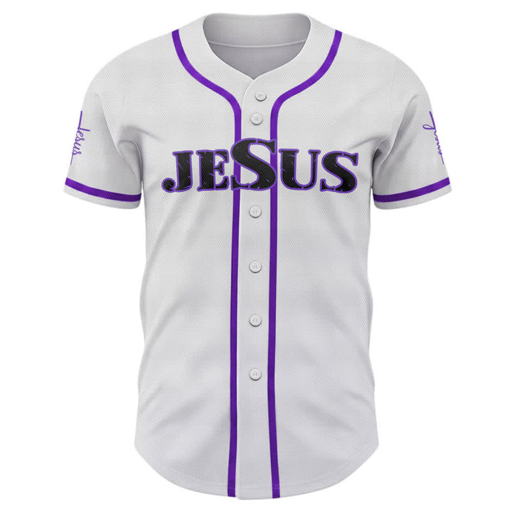 Christianartworkshop Dual‑Side Jesus The Way The Truth Cross Print Baseball Jersey - image 57