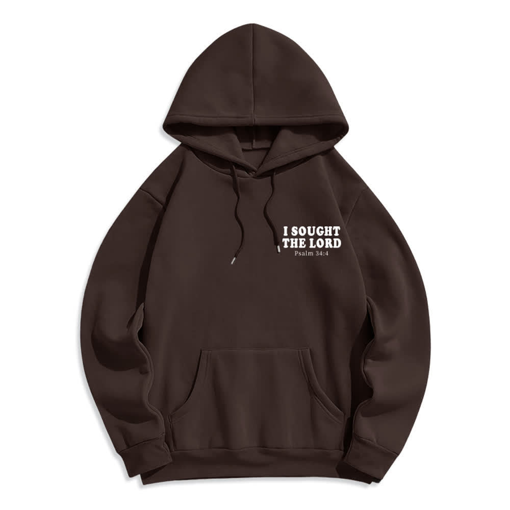 Christianartworkshop I Sought The Lord Psalm 34:4 Sunrise Pullover Hoodie - image 11