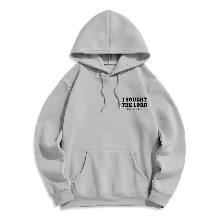 Christianartworkshop I Sought The Lord Psalm 34:4 Sunrise Pullover Hoodie - image 14