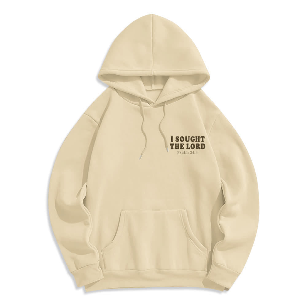 Christianartworkshop I Sought The Lord Psalm 34:4 Sunrise Pullover Hoodie - image 17