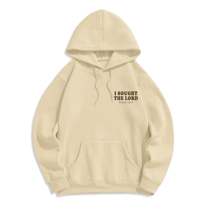 Christianartworkshop I Sought The Lord Psalm 34:4 Sunrise Pullover Hoodie - image 17