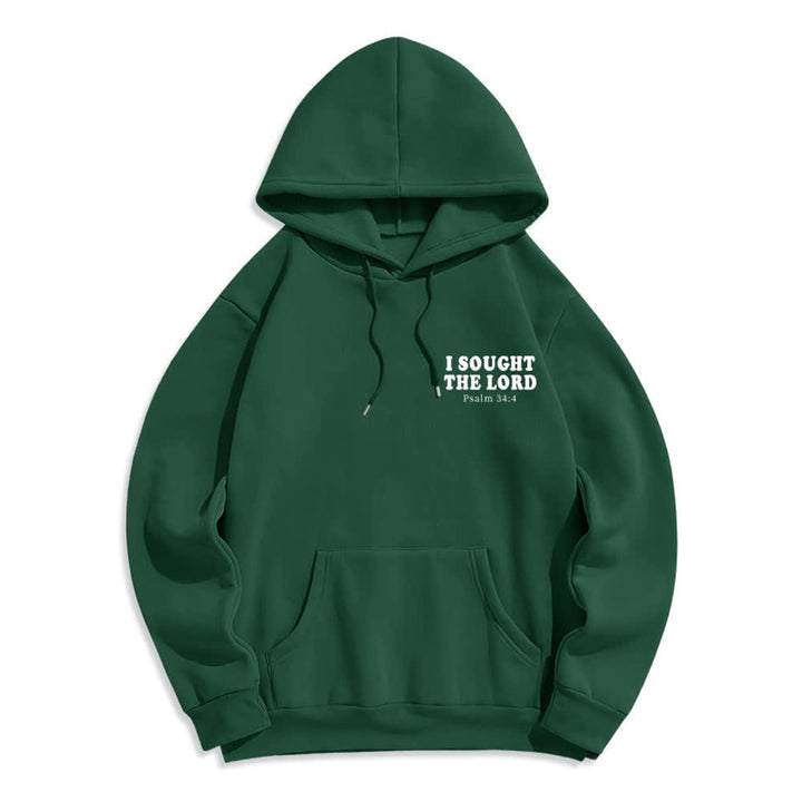 Christianartworkshop I Sought The Lord Psalm 34:4 Sunrise Pullover Hoodie - image 20