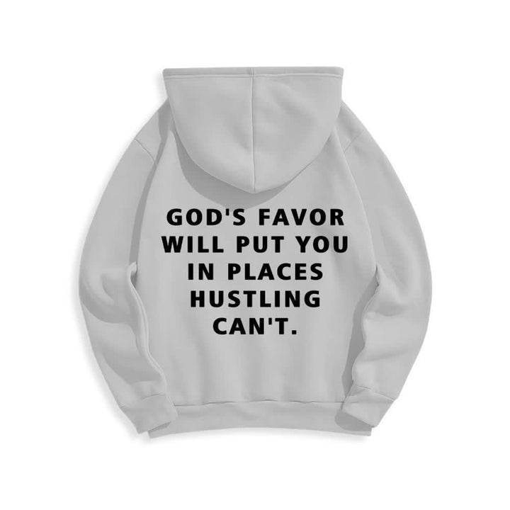 Christianartworkshop God's Favor Streetwear Fleece Lined Pullover Hoodie - image 13