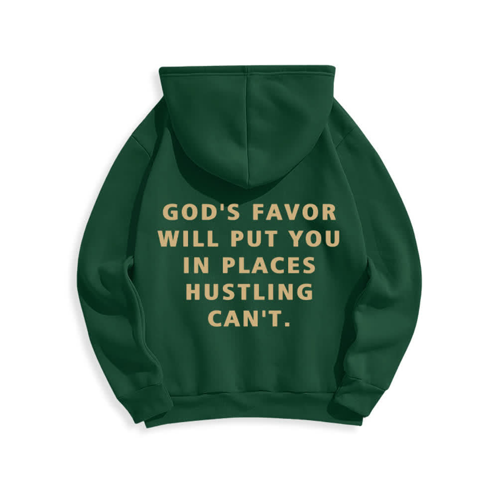 Christianartworkshop God's Favor Streetwear Fleece Lined Pullover Hoodie - image 10