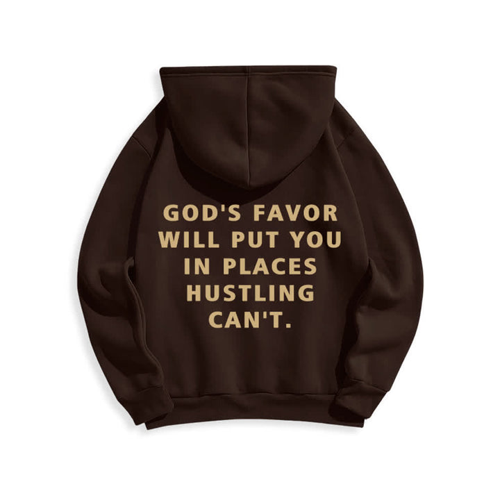 Christianartworkshop God's Favor Streetwear Fleece Lined Pullover Hoodie - image 16