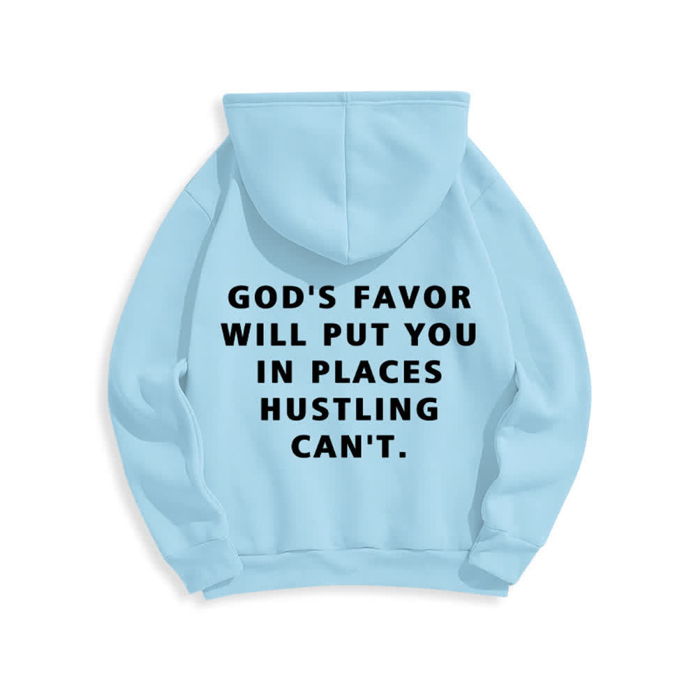 Christianartworkshop God's Favor Streetwear Fleece Lined Pullover Hoodie - image 22