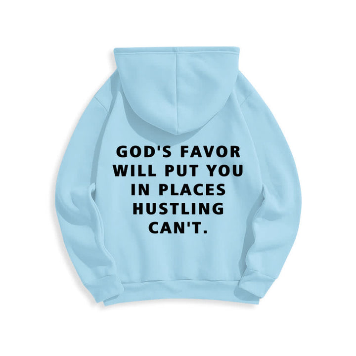 Christianartworkshop God's Favor Streetwear Fleece Lined Pullover Hoodie - image 22