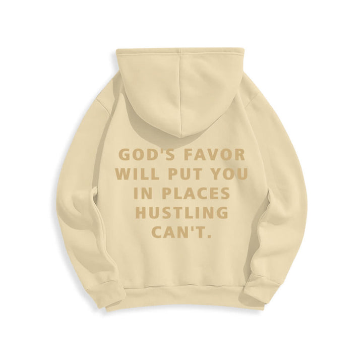 Christianartworkshop God's Favor Streetwear Fleece Lined Pullover Hoodie - image 19