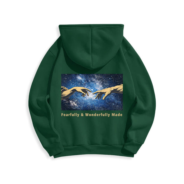 Christianartworkshop Fearfully And Wonderfully Made Starry Back Print Hoodie - image 22