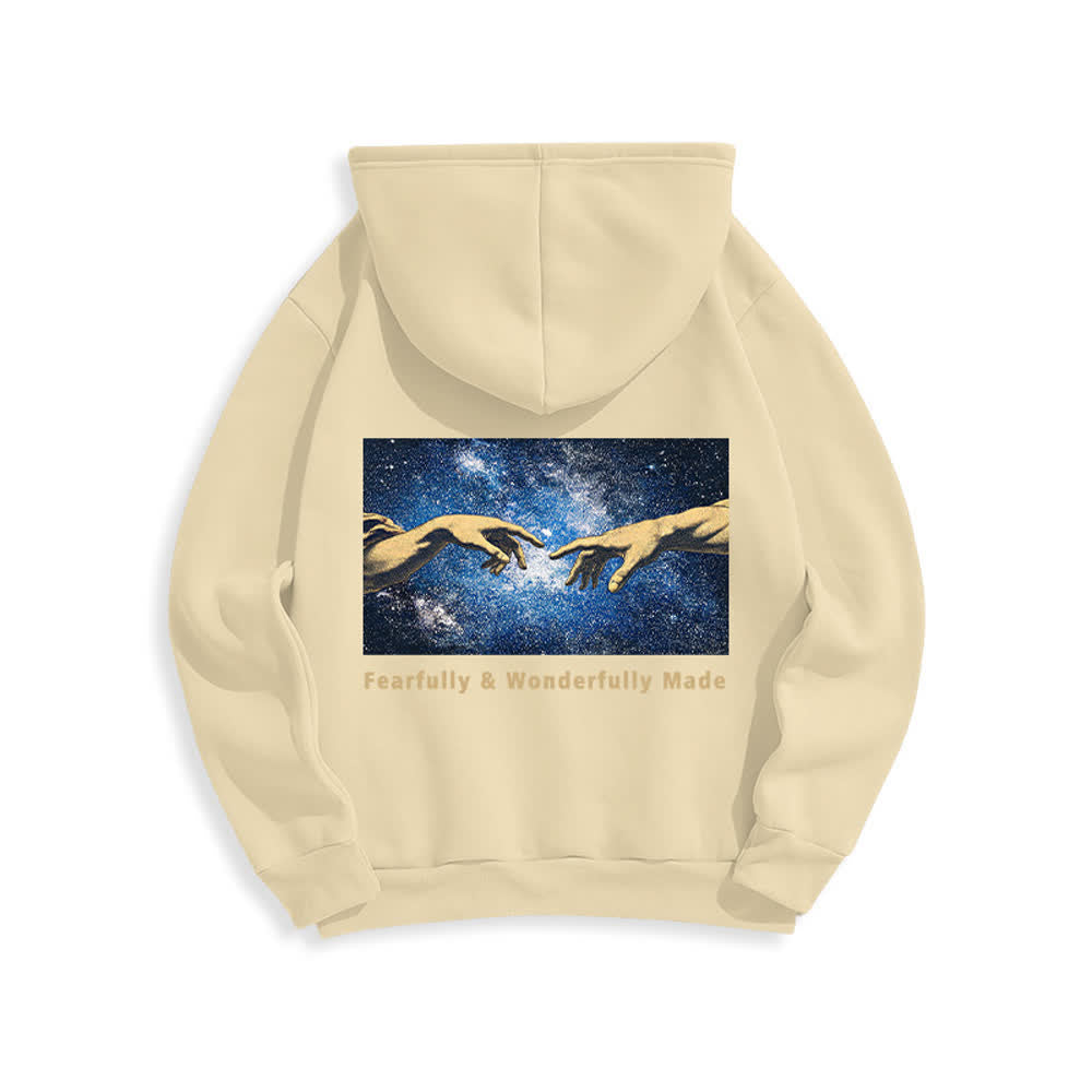 Christianartworkshop Fearfully And Wonderfully Made Starry Back Print Hoodie - image 16