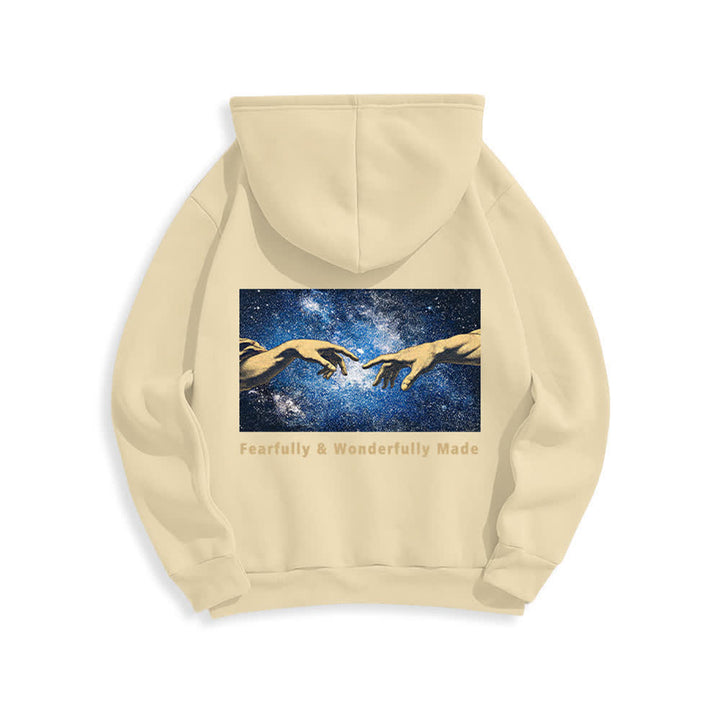 Christianartworkshop Fearfully And Wonderfully Made Starry Back Print Hoodie - image 16