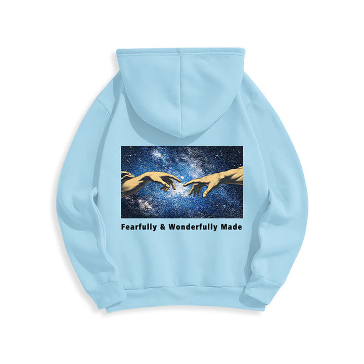 Christianartworkshop Fearfully And Wonderfully Made Starry Back Print Hoodie - image 19