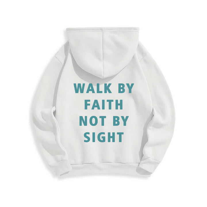 Christianartworkshop Walk By Faith Not By Sight Pullover Hoodie - image 7