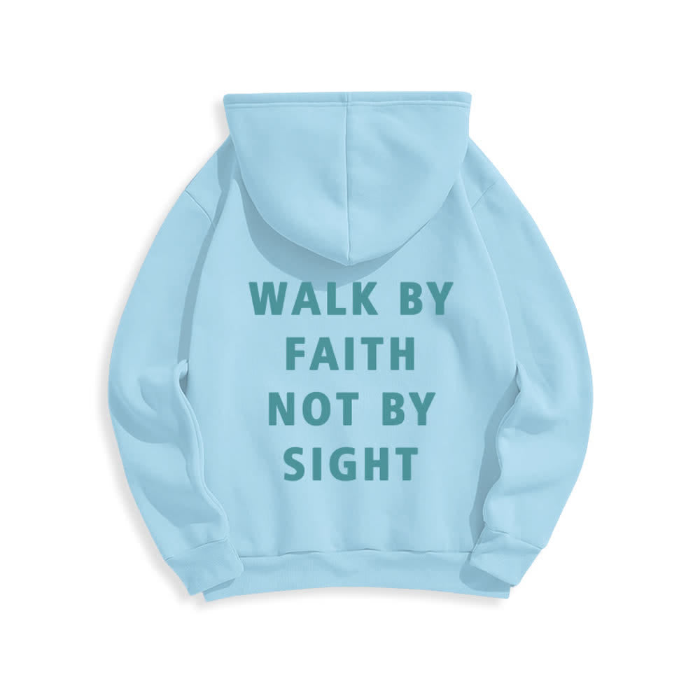 Christianartworkshop Walk By Faith Not By Sight Pullover Hoodie - image 4