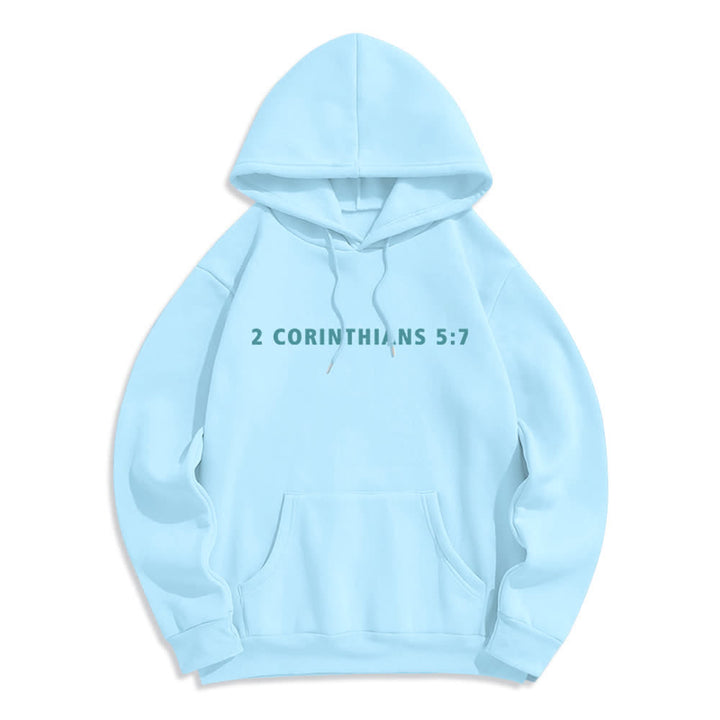 Christianartworkshop Walk By Faith Not By Sight Pullover Hoodie - image 5