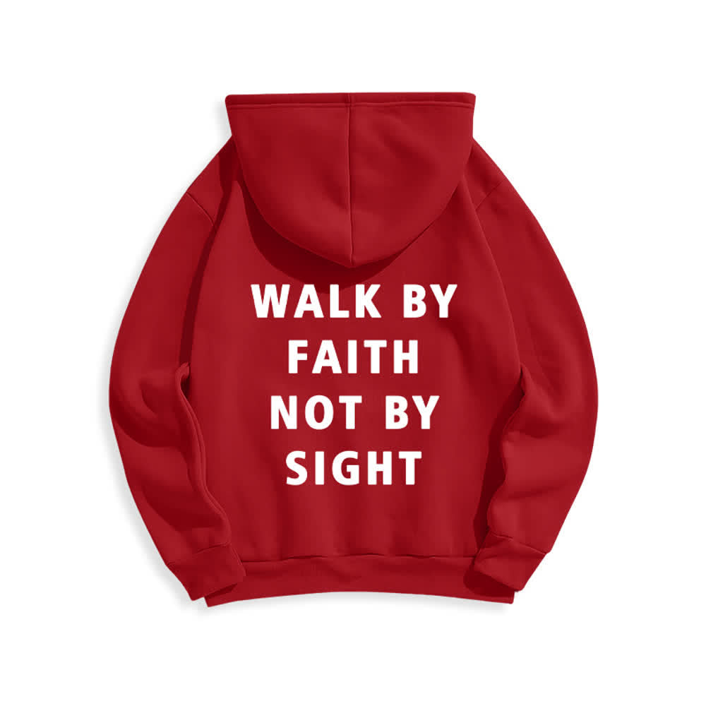 Christianartworkshop Walk By Faith Not By Sight Pullover Hoodie - image 16