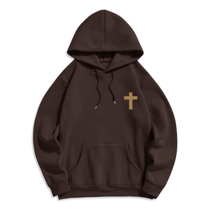Christianartworkshop The Risen King Grace Alone Light Gray Pullover Hoodie - image 17