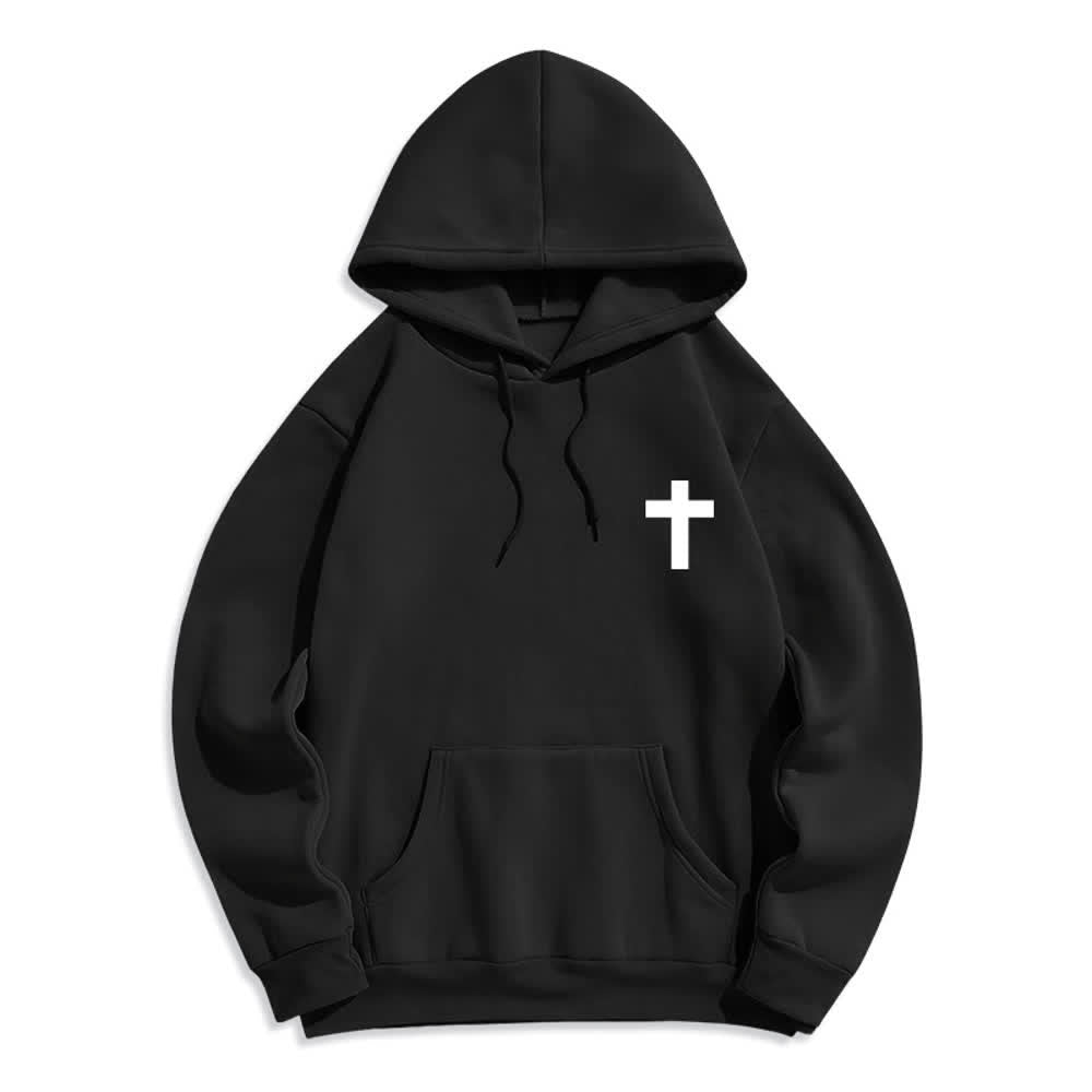 Christianartworkshop The Risen King Grace Alone Light Gray Pullover Hoodie - image 23
