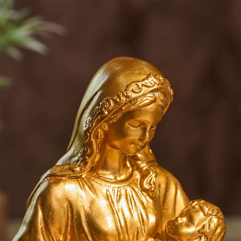 Christianartworkshop Devotional Madonna Child Tabletop Tray: Bearer of Steadfast Heavenly Refuge - image 5