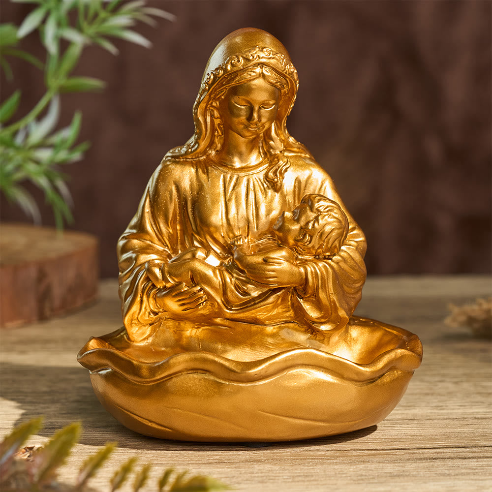 Christianartworkshop Devotional Madonna Child Tabletop Tray: Bearer of Steadfast Heavenly Refuge - Madonna & Child - image 0