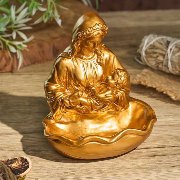 Christianartworkshop Devotional Madonna Child Tabletop Tray: Bearer of Steadfast Heavenly Refuge - image 2