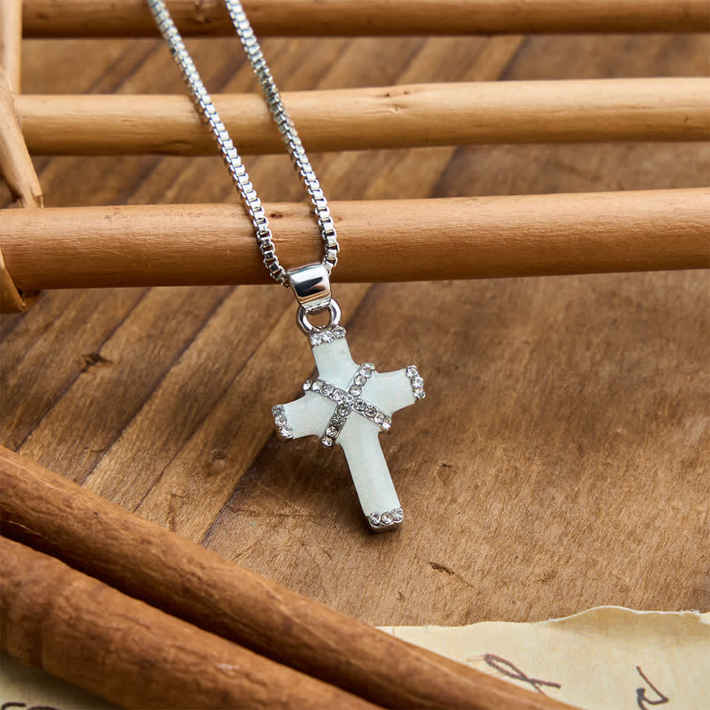 Christianartworkshop Layered Cross Pendant Paved Zircon Thin Cable Chain Necklace: A Symbol of Pure Faith - image 4