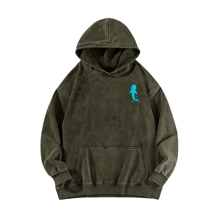 Christianartworkshop Deep Waters Isaiah 43:2 Whale Shark Washed Hoodie - image 14