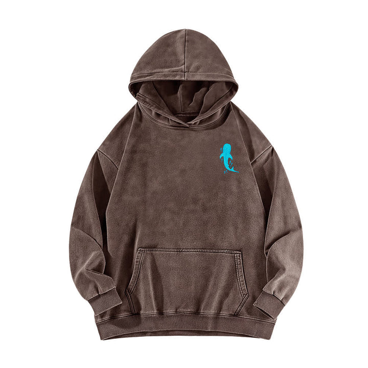 Christianartworkshop Deep Waters Isaiah 43:2 Whale Shark Washed Hoodie - image 8